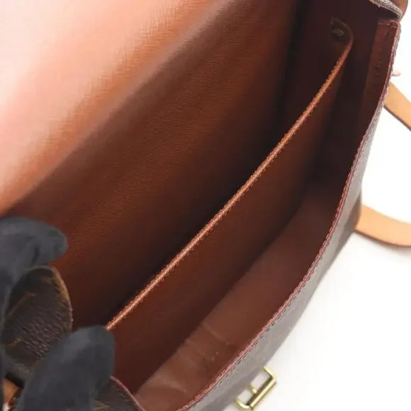 LOUIS VUITTON Brown Monogram Leather Shoulder Bag - Picture 3 of 11